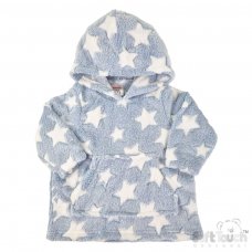 HD116-B: Blue Stars Hoodie (6m-3y)